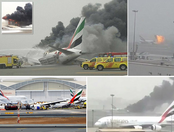 300 Penumpang Selamat setelah Pesawat Emirates Terbakar di Dubai